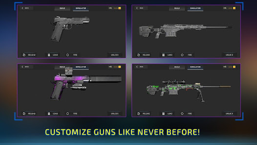 Gun Simulator: gun builder 3D screenshots apk mod 3