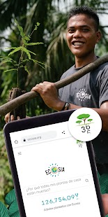 Ecosia: Busca, planta árboles. Screenshot