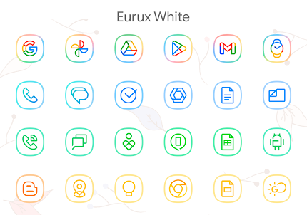 Eurux White - Icon Pack