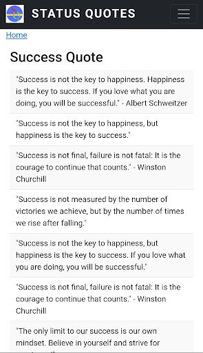 Status Quotes :Your Daily Vibe Screen 3