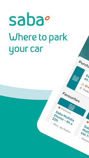 Android application Saba - Find parking near screenshort