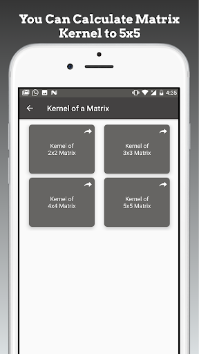 Screenshot of Matrix Operations Calculator