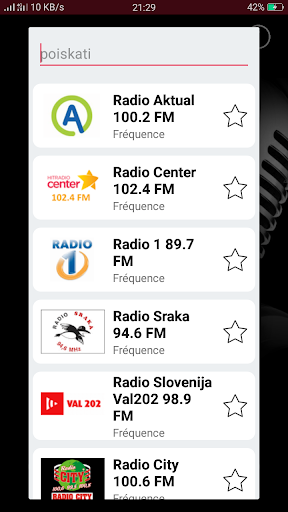 Android application Radio Slovenija screenshort