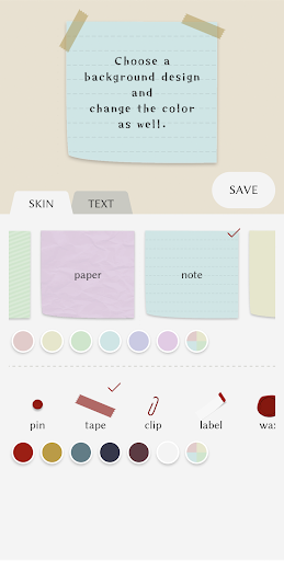 Cute Note Widget Screen 3