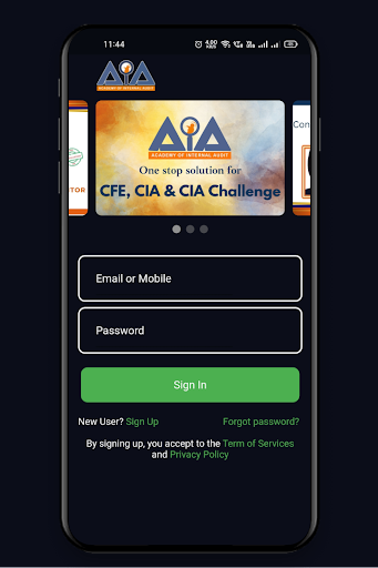 AiA LMS Screen 2