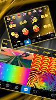 screenshot of Black Gold Luxury Keyboard Theme