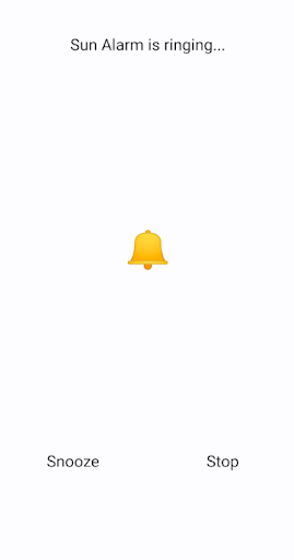 Sun Alarm Screen 3