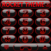 Theme Glow Red Rocketdial