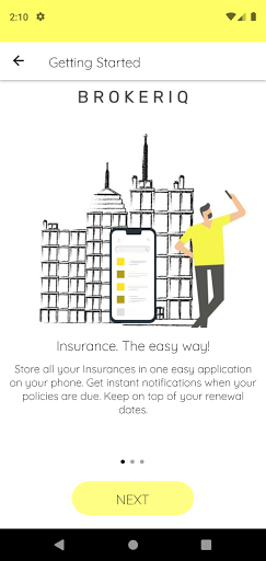 Android application BrokerIQ screenshort