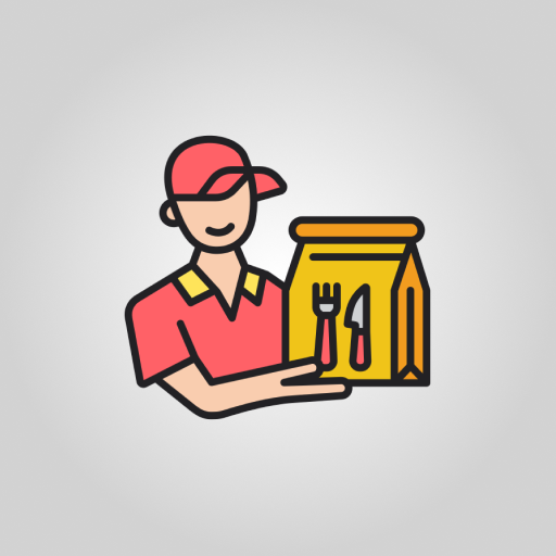 Idle Food Delivery Logo