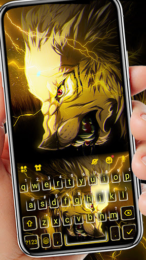 Lightning Wolf Keyboard Backgr Screen 2