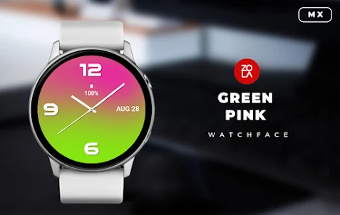 Green Pink MX Watch Face