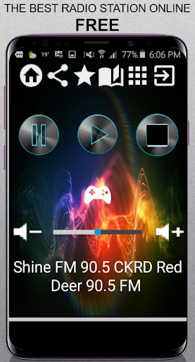 Android application Shine FM 90.5 CKRD Red Deer 90 screenshort