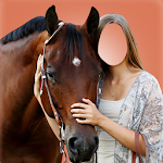 Cover Image of 下载 Horse With Girl Photo Suit  APK