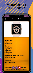 Huawei Band 6 Watch Guide