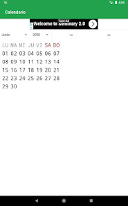 Screenshot 12 Calendario - Meses y semanas d android