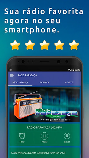 Rádio Papacaça FM 102,9 Screen 2