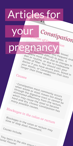 Android application Pregnant Care screenshort