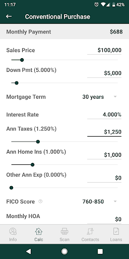 United Bank of Union Mortgage Screen 3