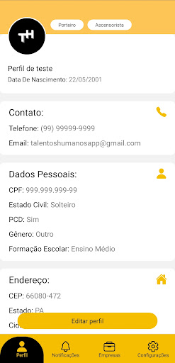 TH Serviços Screen 2