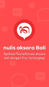 Nulis Aksara Bali