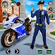 米国警察モーターバイクチェイス