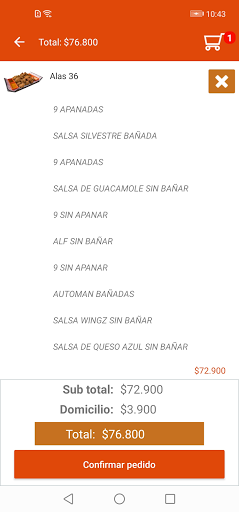 Wingz Screen 3