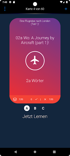 Android application M&I Englisch Titan screenshort