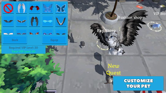 Cute Pocket Cat And Puppy 3D 2