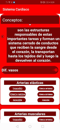 Android application Corazon screenshort