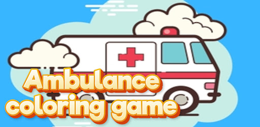 Android application Coloring Ambulance Cars screenshort