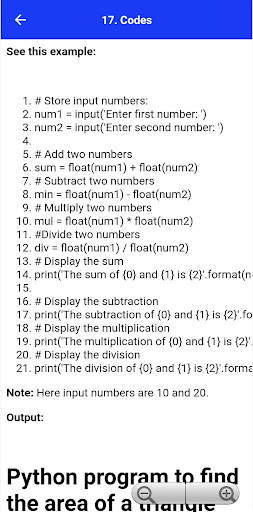 LearnPython for Every One Screen 2