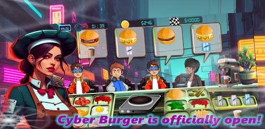 Cyber Burger: Food Restaurant