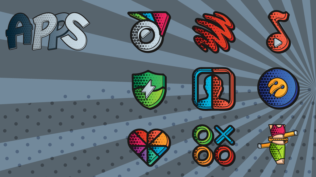 Comics Icon Pack banner
