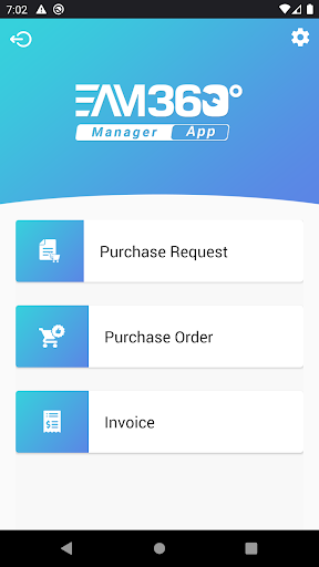 Android application EAM360 Manager App for Maximo screenshort