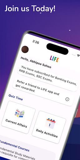 Android application LIFE screenshort