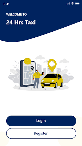 Android application 24HRS TAXI screenshort