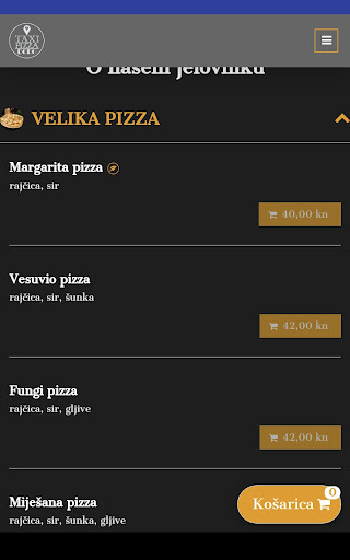 TAXI PIZZA DODO Screen 3