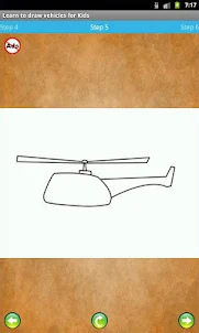 Learn to draw vehicles