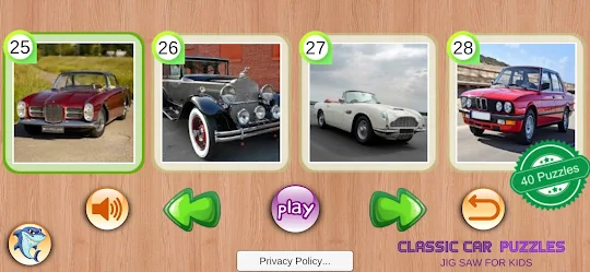 Classic Car Puzzles