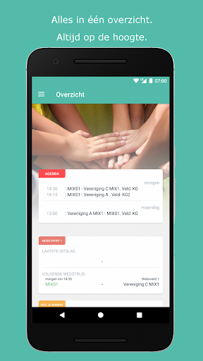 Android application HC Klein Zwitserland screenshort