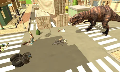 Jogo Dinosaur Simulator 2 Dino City no Jogos 360