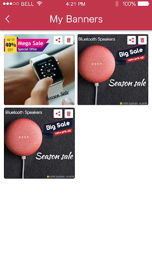 Android application Offer Banner Maker screenshort