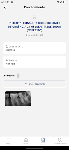 Aplicativo do Prestador Screen 3