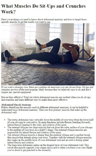 How to Do Oblique Sit Up Screen 2