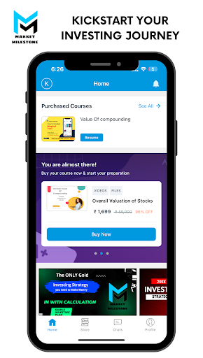 Android application Market Milestone screenshort