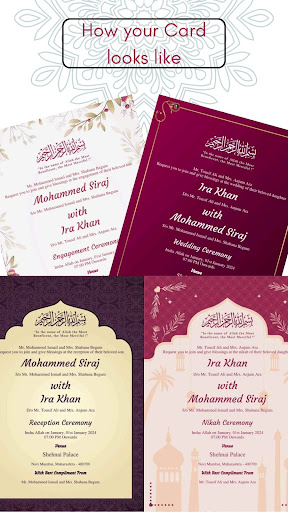 Muslim Wedding Card Maker Screen 2