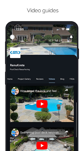 Android application RenuKrete screenshort