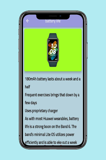 Huawei Band 6 Fitness guide Screen 2
