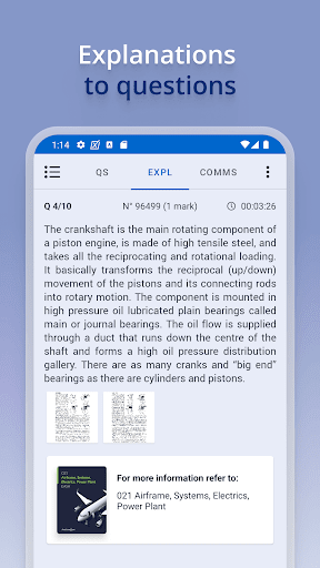 Screenshot of Aviation Exam - EASA